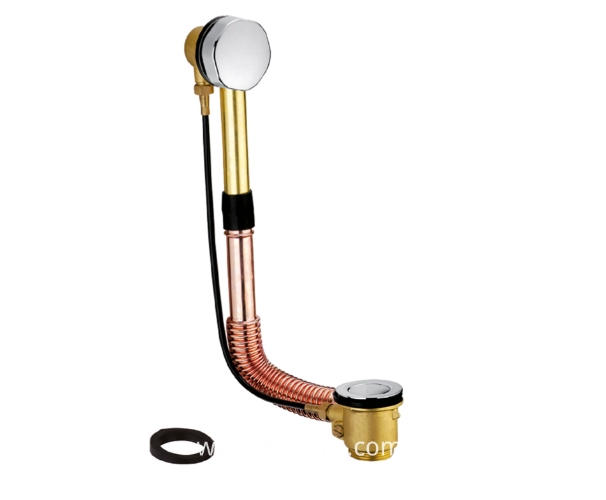 What does a bathtub drain trap look like?