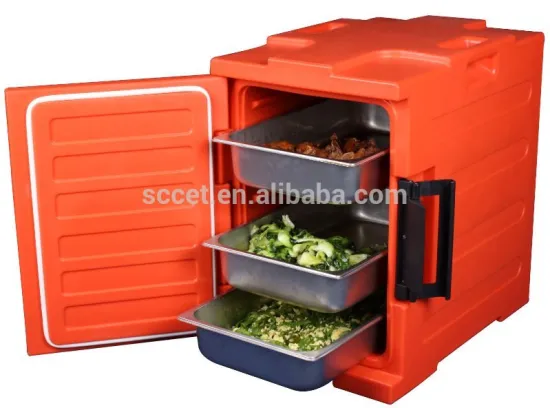 86L Portable Commercial Food Pastry Warmer Case Hot Box Cabinet Plastic non-electric