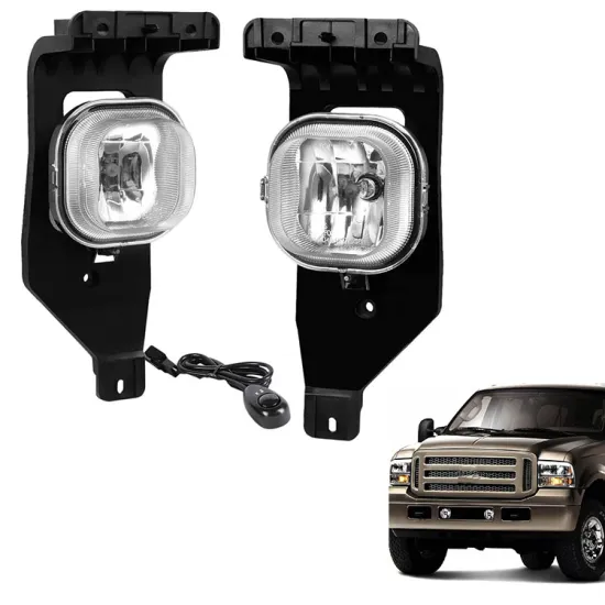 Ponyan Fog Light Expert: Fit for 05-07 F-250/350/450 Excursion Clear Bumper