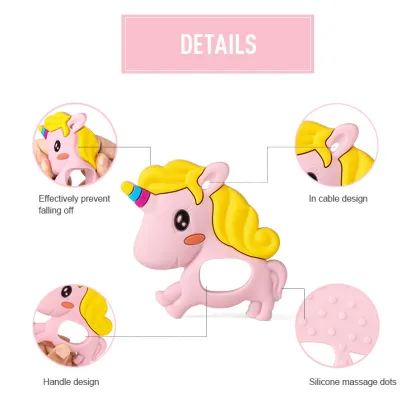 Unicorn Baby Silicone Teether