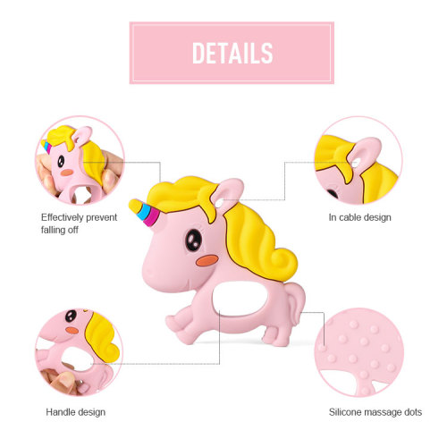 Unicorn Baby Silicone Teether