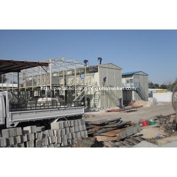 Low cost prefab shed in the site