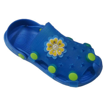 EVA Children's Clogs with EVA Upper, EVA Insole and Outsole, Available in 22 to 35# Sizes