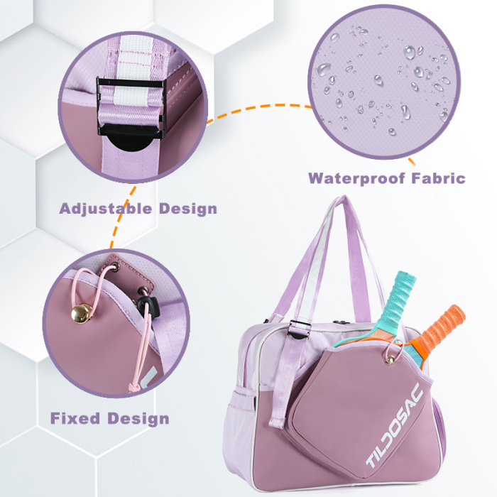 Polyester with PU high quality Pickelball bag