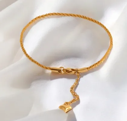 Euro Ins Titanium Geometric Cuban Star Bracelet