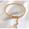 Brazalete de estrella cubana geométrica de titanio euro