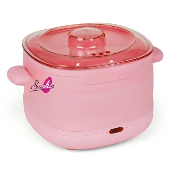 Portable Silicone Wax Melt Warmer: 400ml Bowl, Electric Hair Removal Heater Machine for Salon, Home, and Travel
