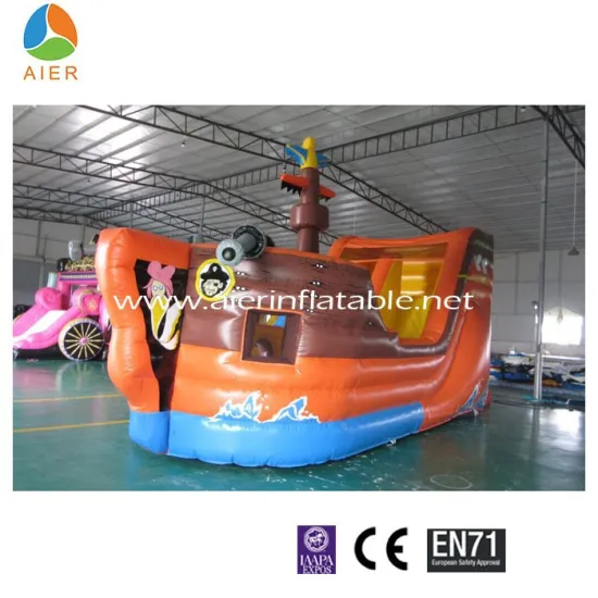 New Pirate Ship Combo, Inflatable Pirate Funland, Outdoor Play Equipment For Sale