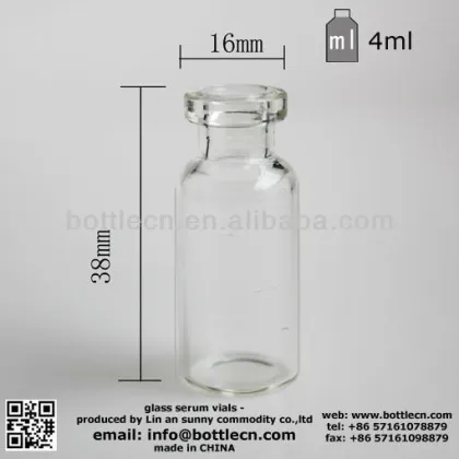 4ml infusion bottles lyophilized injection bottle