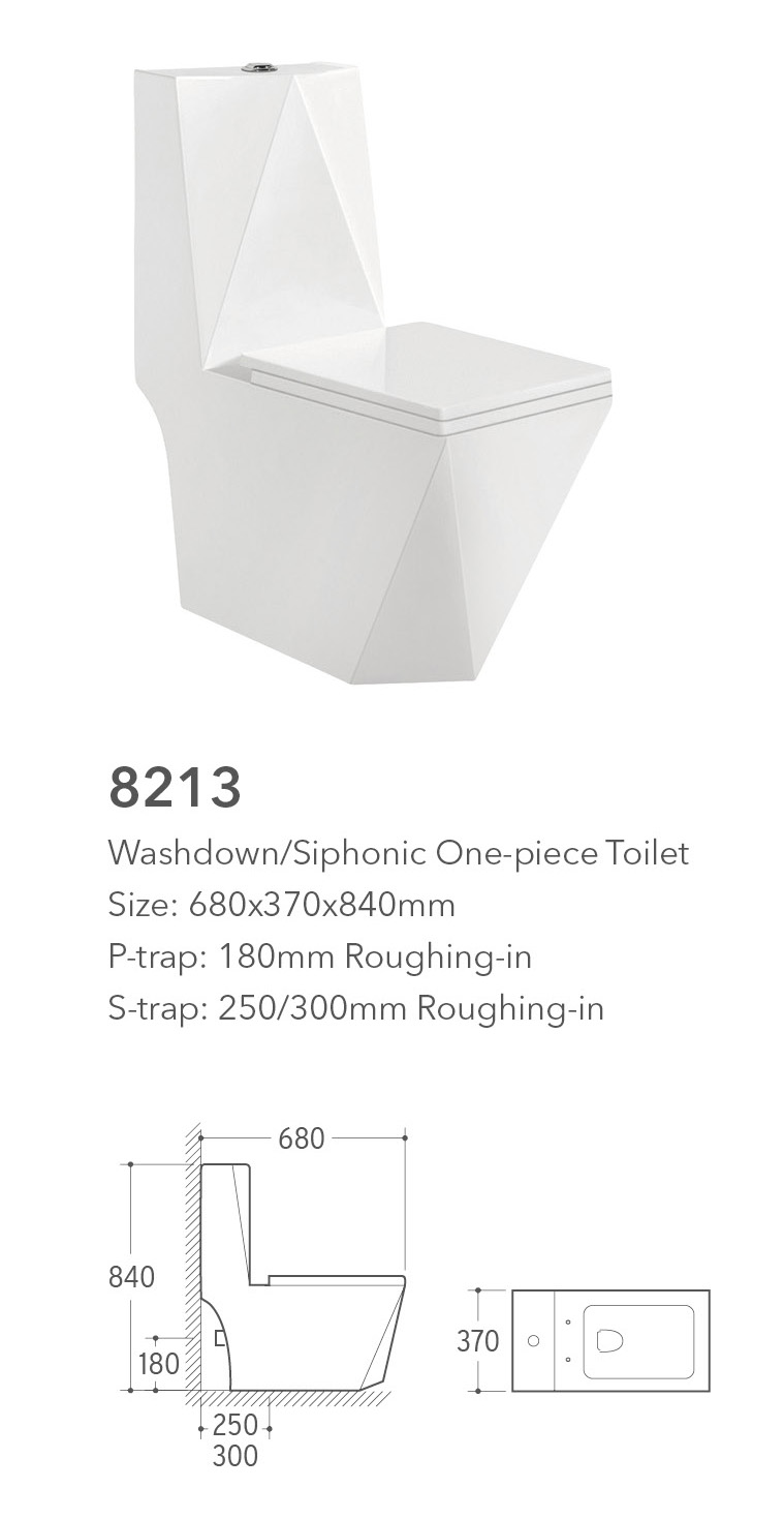 8213 One Piece Toilet