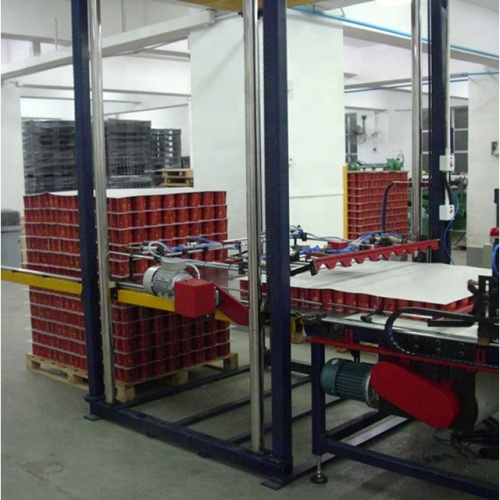 Tin Can Stacker Automatic Small Palletizer For Tin Cans Packing Factory