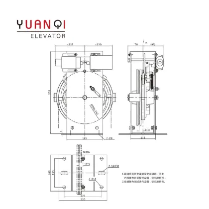 Elevator Speed Limiter OX-187/OX-186/OX-186A - Spare Parts & Governor for Machine Roomless Systems