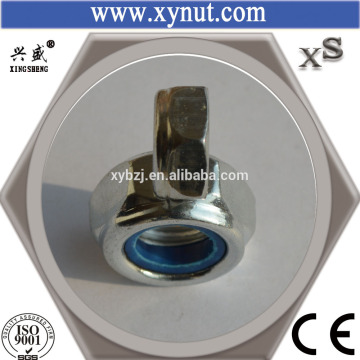 High grade large size DIN982 Hex nylon insert lock nut