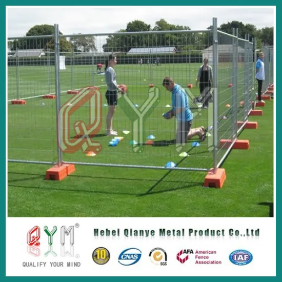 Galvanized Removable Fence/ Children Playground Concrete Temporary Fence