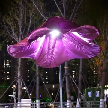 Interactive Outdoor Decorative Lamp: Air Model Induction Flower - A Unique Human Body-Responsive Artificial Flower Device