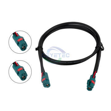 1.5ds -qehb cable - hembra recta a fakra femenina + 2p fakra z cable para la cámara del automóvil
