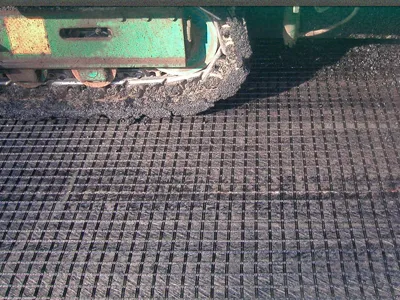 Fiberglass geogrid  Glassfiber Geogrid