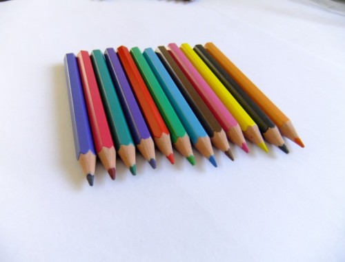 Half Size Mini Color Pencil