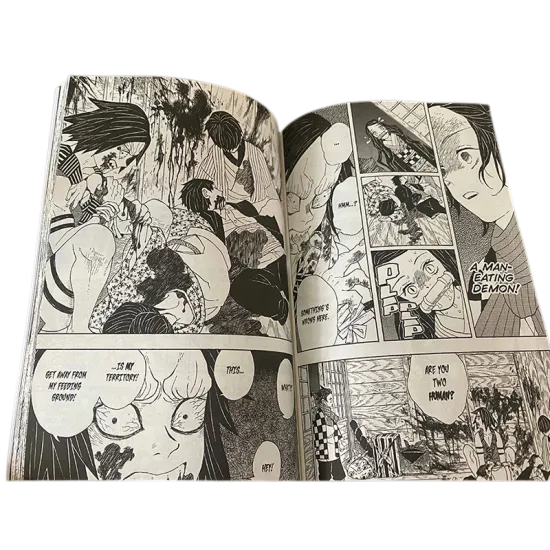softcover anime book manga comic children reading books