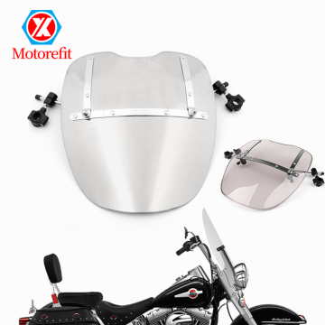 Universal Windscreen Motorcycle Parts & Accessories for Harley, Suzuki, Yamaha, Kawasaki Cruisers