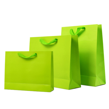 Custom Printed Logo Paper Bags for Clothing, Cosmetics & Gifts - Reusable Shopping Bags with Handles