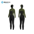 Seaskin Womens 5/4mm Hooded Neoprene Wetsuits
