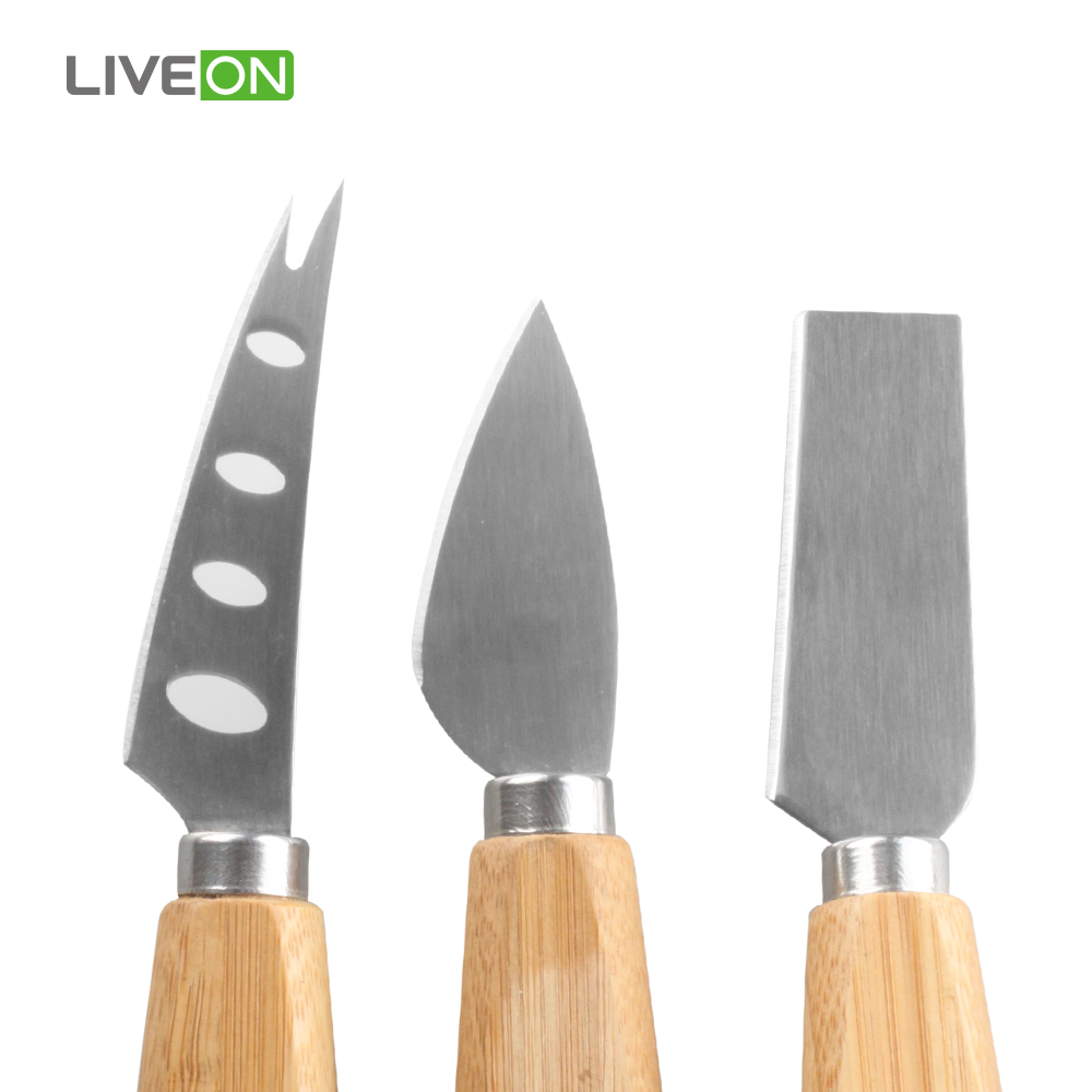 Cheese Knife Set With Bamboo Board