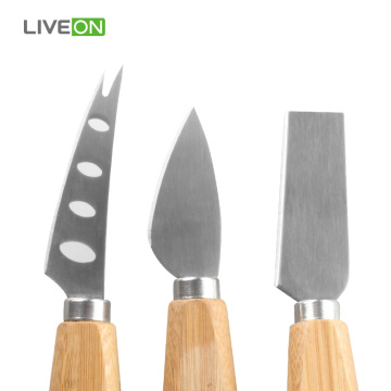 Cheese Knife Set With Bamboo Board