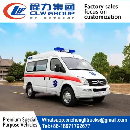 Chengli Factory Price 4x2 Datong V80 Short Axle Ambulance Van