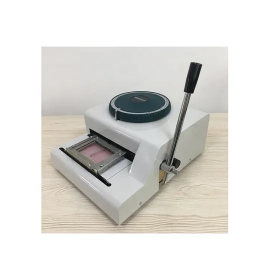 High-Accuracy Manual Metal Strip Embossing Engraving Machine