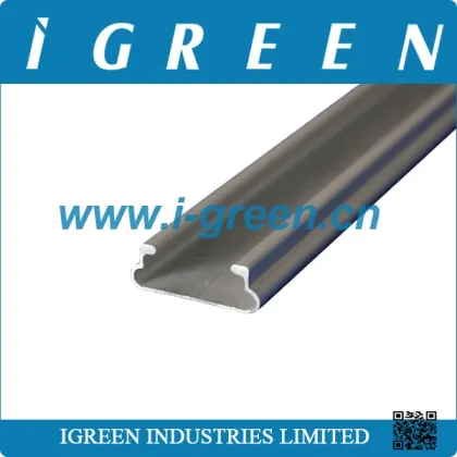 Galvanized steel lock profile for plastic film greenhouse