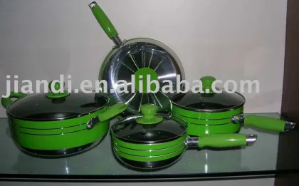 7pcs aluminium cookware set