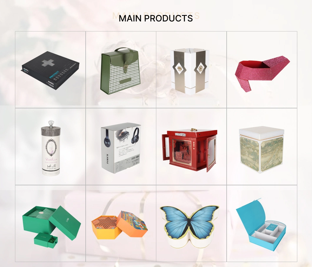 Custom Butterfly Irregular Shape Festival Gift Packaging Boxes