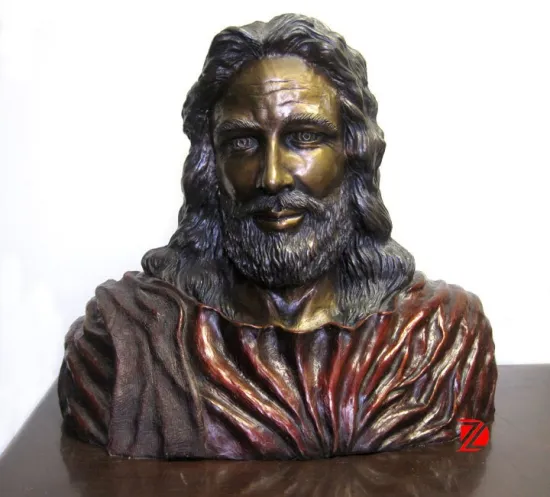 Head sculpture bronze jesus statues