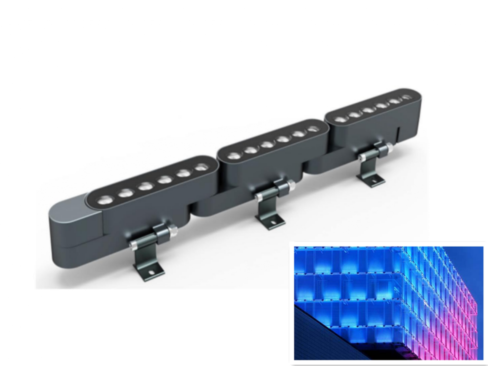 อาคาร LED WALL WASHER LIGHTING โครงการ