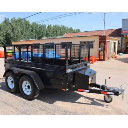 Tandem Axle Car Trailer with Tilt Mechanism