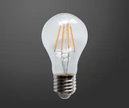 Screw Socket E27 E26 Led Bulb A60 4W 230V Led Filament Light