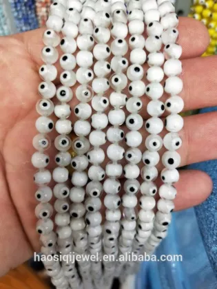 Turkish evil eye crystal glass loose evil eye beads