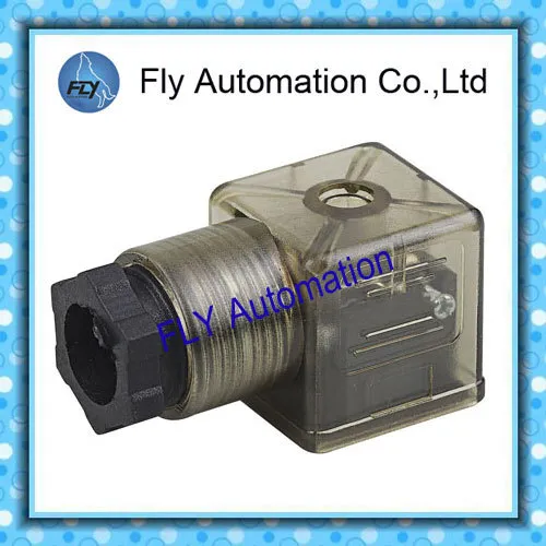 Mpm 18mm Ip65 Black Dc24v Din43650a Connector 