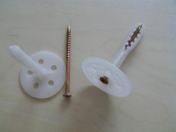 Plastic Screw Anchor For Insulation