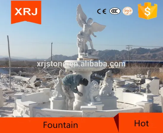 Special Price Chinese Granite Stone Multideck Fountain Figure Kids and Femal Stone Carve