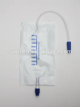 Disposable urine leg bag