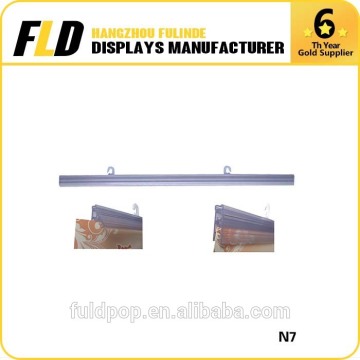 Supermarket Equipment soft and hard clip poster display stand hanging promotional information