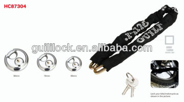 HC87304 bicycle chain lock with pad lock