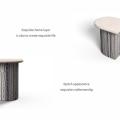 Mesa auxiliar para la mesa de conversación del sofá