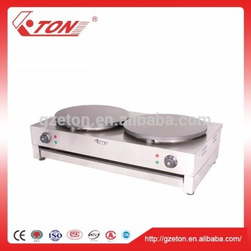 Electric Stainless Steel Double Crepe Machine