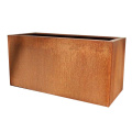 Taille personnalisée Corten Steel Stand Metal Entonngers Planter