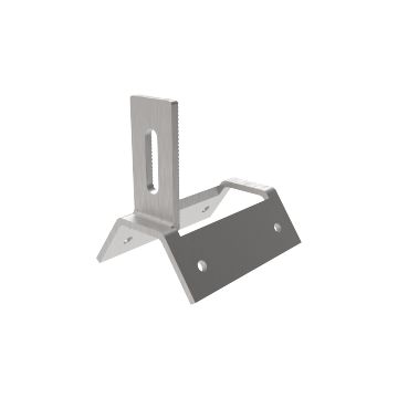 Трапецападобная рэйка падлучаны заціск