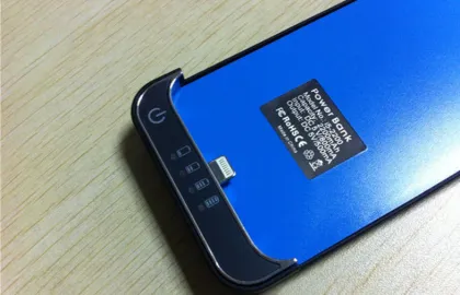 Blue Mophie Case Charger 2200mah Iphone 5 External Battery Charger