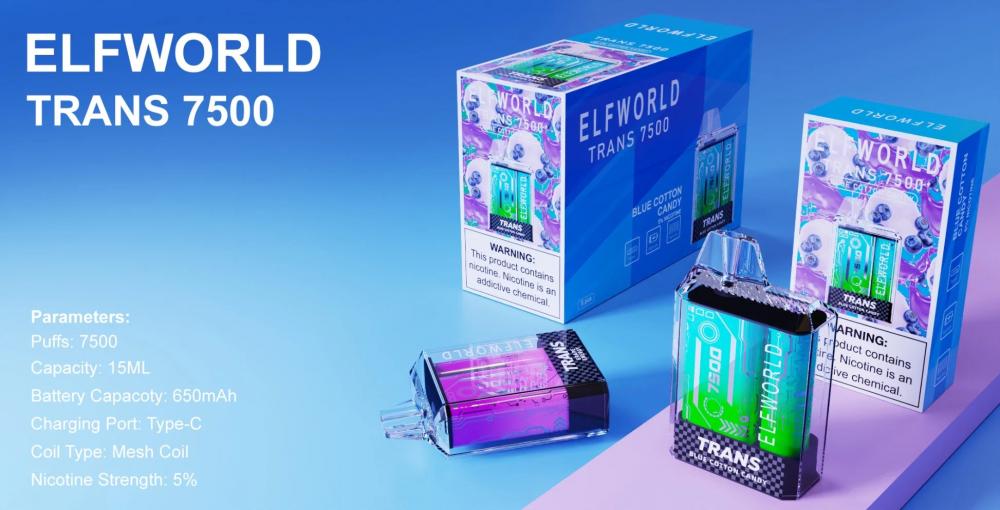 elf world 7500 puffs vape